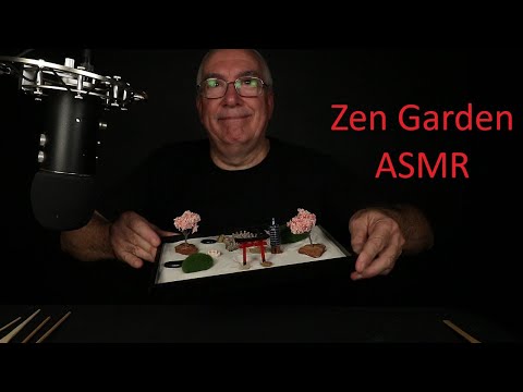 ASMR Creating my Desktop Zen Garden Whispering