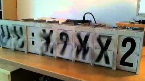 Split-flap Display - DIY driver circuit