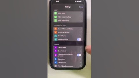 How to delete folder or labels in email from iPhone.