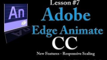 Adobe Edge Animate CC Lesson #7 - New Features - Responsive Scaling
