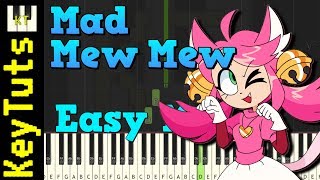 Mad Mew Mew from Undertale - Easy Mode [Piano Tutorial] (Synthesia)