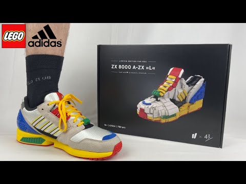 A Lego 47034 Adidas ZX 8000 A-ZX L Fan MOC 43 Einhalb Overkill