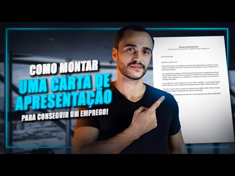 Vídeo: Como Escrever Uma Carta Para Um Emprego