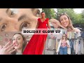 Holiday glow up + Pack with me