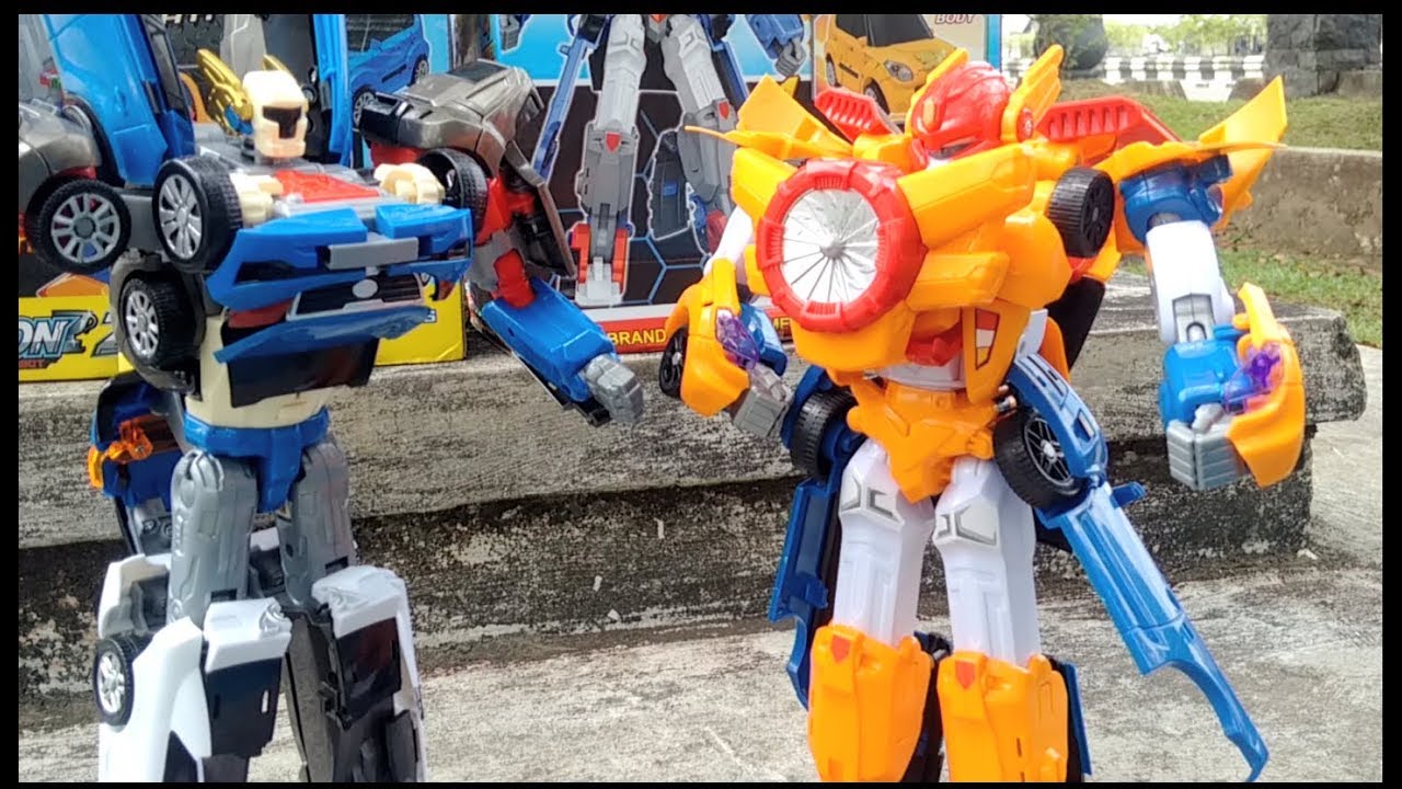 Tobot Tritan Biru Vs Tobot Titan Badai Youtube