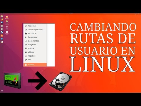 Cambiando las rutas de las carpetas de usuario en Linux