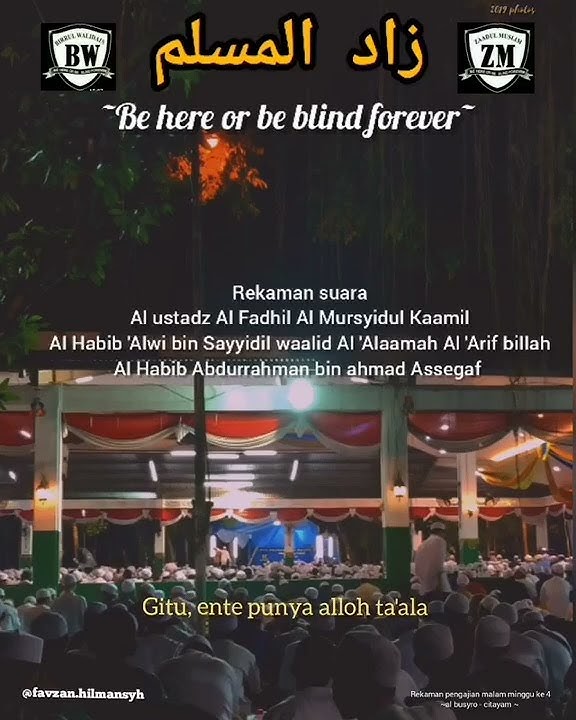 Zaadul Muslim - Susah kehidupan bukan berarti ente SEDIH bukan ! #zaadulmuslim