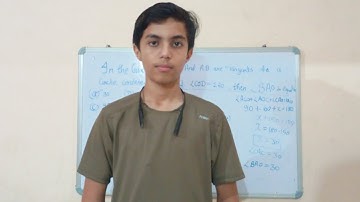 AC and AB are tangents to a circle centered at O. If ∠ COD = 120°, then / BAO is equal to