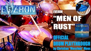 EVERON - Men Of Rust - OFFICIAL DRUM PLAYTHROUGH