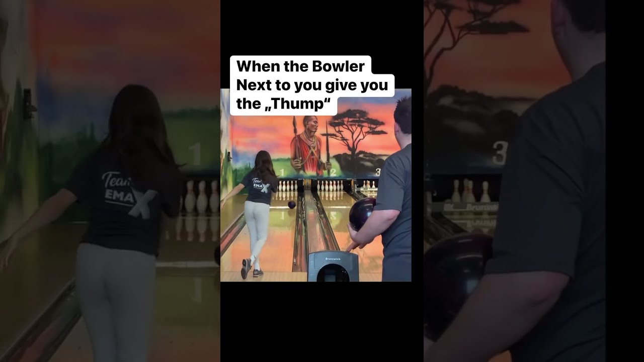 POV The Bowler Next To You Throws THUMP Shot Bowling Germanbowlinggirl Nataliegroll