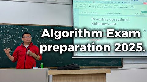 THE ALGORITHM EXAM PREPARATION 2025 NJPUT 