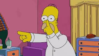 The Simpsons: Homer choking on a Button.
