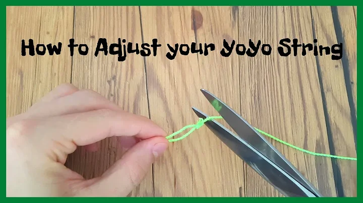 How to yo-yo|Learn to yoyo|Adjust the yoyo string|by Infinite Tutorials