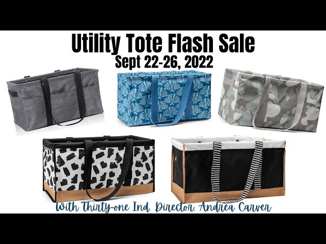 Square Utility Tote from Thirty-One with Andrea Carver 