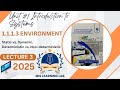 Lec 3"Static vs. Dynamic Environment" computer science class 9 Unit 1