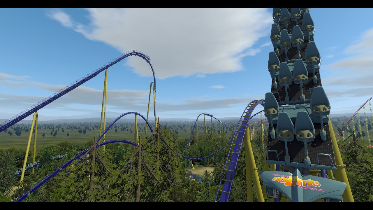 Nebula | NoLimits 2 | Launched B&M Hyper Coaster - YouTube