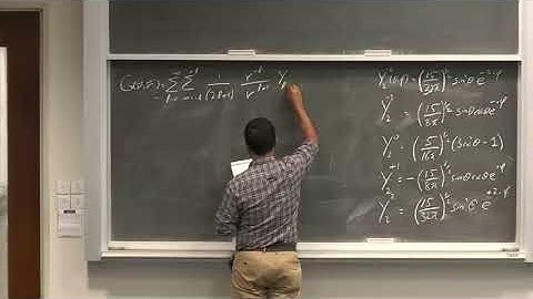 PHY501: Electrodynamics Lecture12, Multipole Expansion
