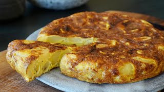 Tortilla de patatas ! L'omelette aux pommes de terres fondantes super facile