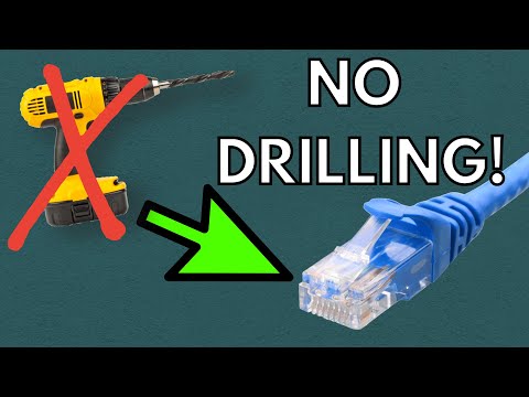Need to Run Ethernet Without Drilling? Try THIS!