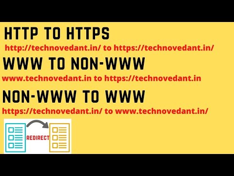 How to redirect http to https | www to non-www & non-www to www In cpanel .htaccess (2021)