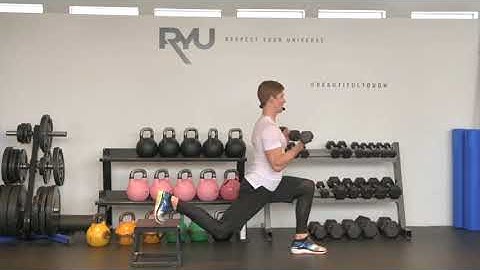 DB Bulgarian Split Squat + Curl