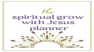 Spiritual Growth Planner Flip Thru