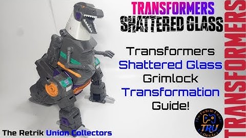 Transformers Shattered Glass Grimlock Transformation Guide!