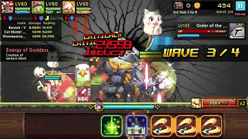 Crusaders Quest - 7-3-8N Woompa/Mew/V + Lv7 Galahad