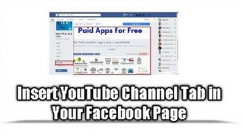 How to Insert Youtube Tab inside Facebook Page