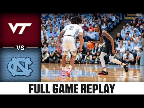 Virginia Tech vs. North Carolina Full Game Replay | 2023-24 ACC Men's Basketball