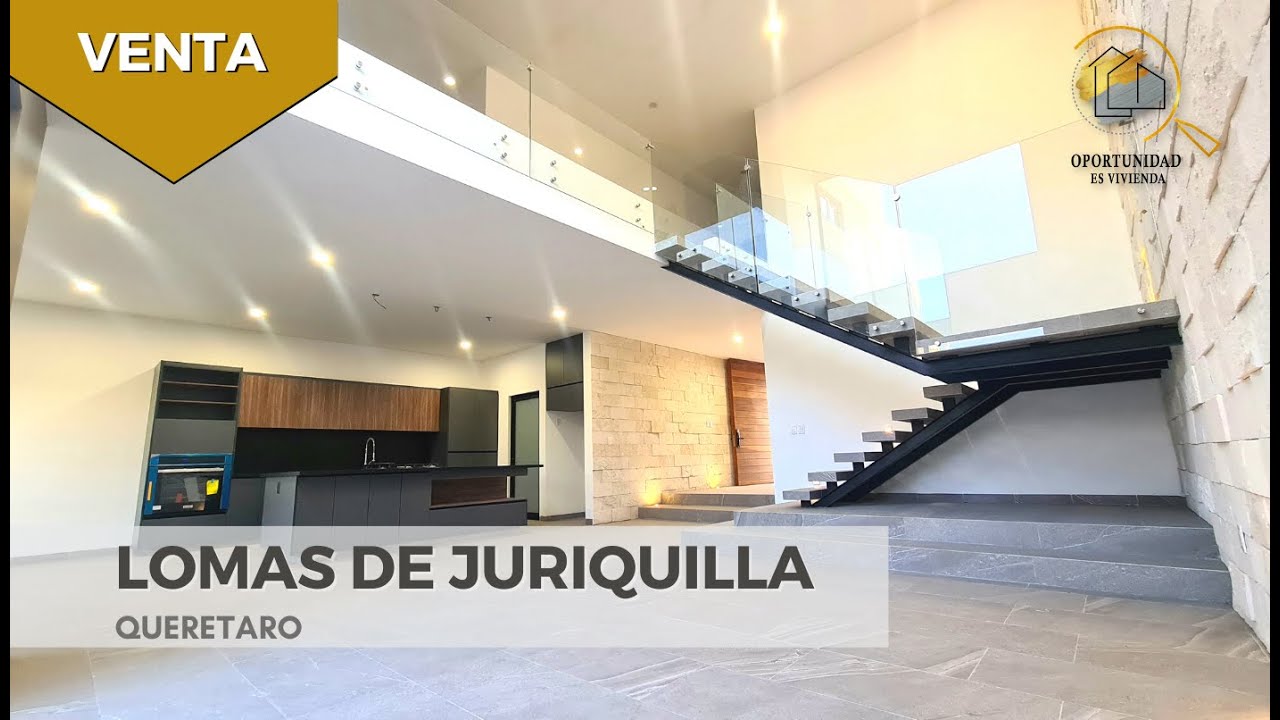 CASA EN PRE VENTA EN LOMAS DE JURIQUILLA QUERETARO DOBLE ALTURA | ROOF | $7,100,000 INFO ⬇️
