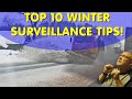 TOP 10 Winter Surveillance Tips for a Private Investigator.