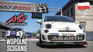 Abarth 695 na Torze LuccaRing - WŁOCHY | Assetto Corsa 🇵🇱 #6 | Wspólne Ściganie