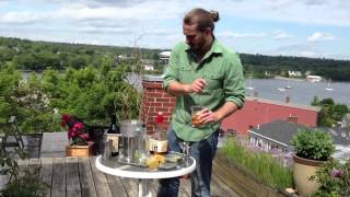 Michael makes a Manhattan Cocktail