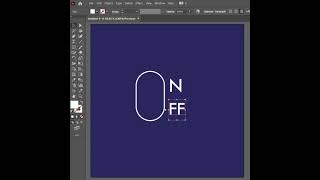 ON and OFF key  _ illustrator کلید خاموش و روشن در ایلاستریتور