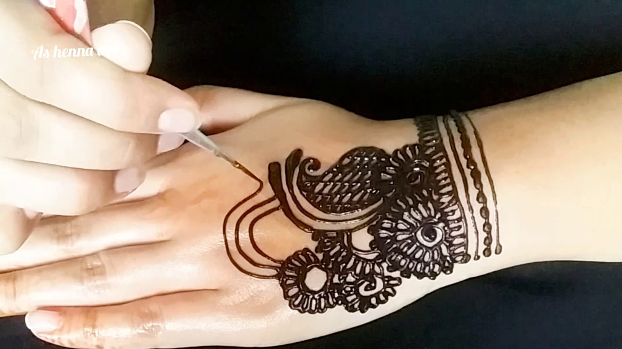 Latest henna design |Mehndi | Henna design| full Hand henna || AS henna ...
