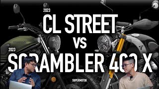 HONDA CL STREET vs TRIUMPH SCRAMBLER 400 X / 2023紙上PK 『開啟字幕』