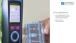 4 pa measurement with EUROLYZER STe flue gas analyser