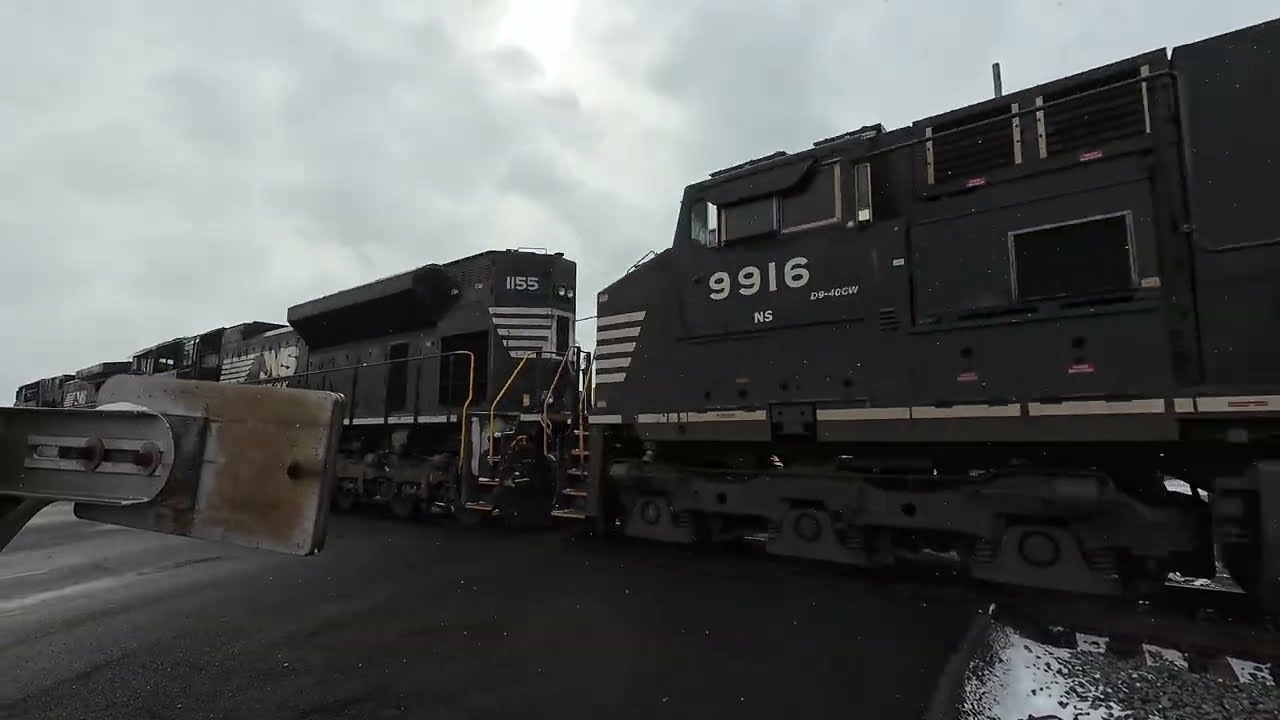 Norfolk Southern Freight train - Eaton OHIO
