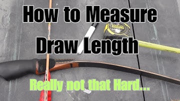 Traditional Archery (Measuring Draw Length)