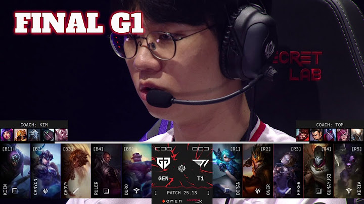 GEN vs T1 - Game 1 | Grand Final LoL MSI 2025 Main Stage | T1 vs Gen.G G1 full