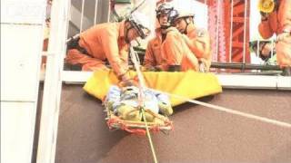 東京タワーで首都直下型地震想定した大規模な訓練（10/11/20）
