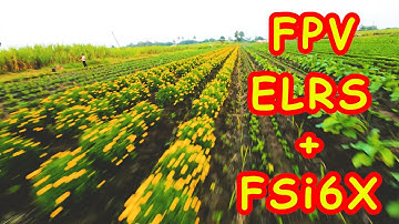 My Maiden FPV Flight with R9M Express LRS using Flysky FS I6X Open Tx Corssfire 4k