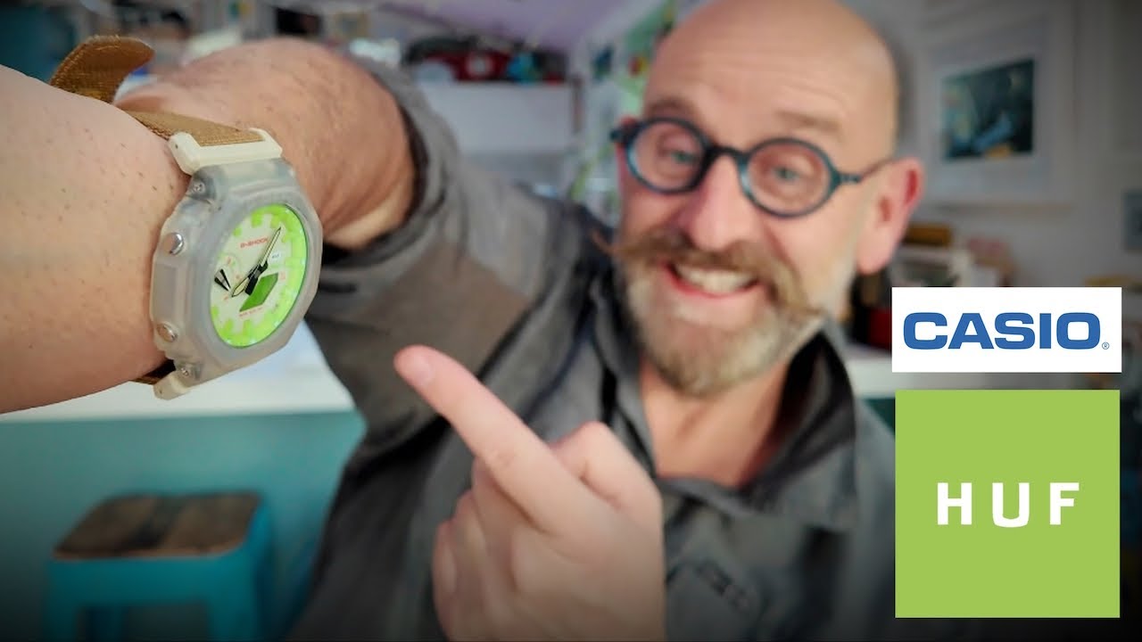 Review of HUF G-Shock- 2100 Series - GA-2100HUF-5A - YouTube
