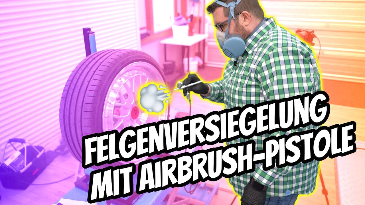 Felgen im Airbrush-Verfahren versiegeln | GLOSSBOSS Anleitung ...