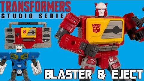 Studio Series 86 Blaster & Eject Review - Transformers The Movie 