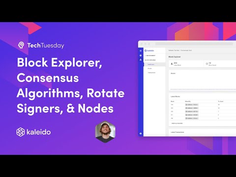 Block Explorer, Consensus Algorithms, Rotate Signers & Nodes