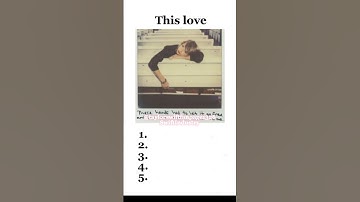 Rank these Taylor Swift songs without knowing the next songs | #swifties #taylorswift