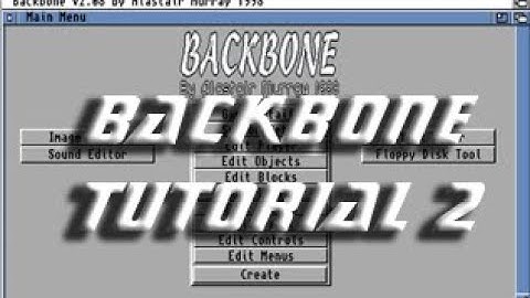 Backbone Amiga Tutorial 2
