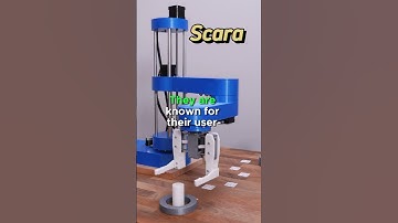 What task does the SCARA robot perform? #scararobot #scara #robot #ai #automation #viral #usa #video